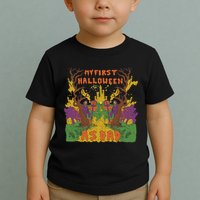 My First Halloween As Dad Toddler T-Shirt