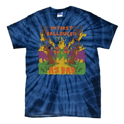 My First Halloween As Dad Tie-Dye T-Shirt