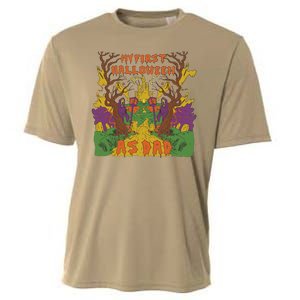 My First Halloween As Dad Cooling Performance Crew T-Shirt