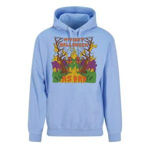 My First Halloween As Dad Unisex Surf Hoodie