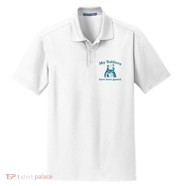 My Flabbers Have Been Gasted Dry Zone Grid Polo