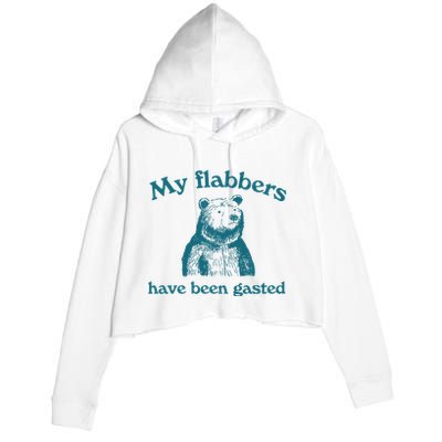 My Flabbers Have Been Gasted Crop Fleece Hoodie