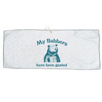 My Flabbers Have Been Gasted Large Microfiber Waffle Golf Towel