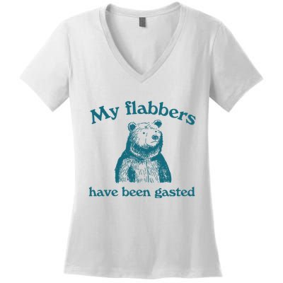 My Flabbers Have Been Gasted Women's V-Neck T-Shirt