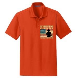 My Friend Has Your Back Proud Army Friend Lover Funny Gift Dry Zone Grid Polo