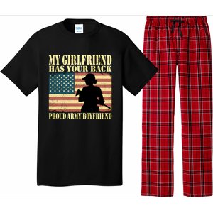 My Friend Has Your Back Proud Army Friend Lover Funny Gift Pajama Set