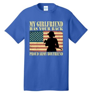 My Friend Has Your Back Proud Army Friend Lover Funny Gift Tall T-Shirt