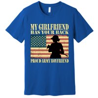 My Friend Has Your Back Proud Army Friend Lover Funny Gift Premium T-Shirt