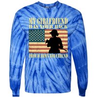 My Friend Has Your Back Proud Army Friend Lover Funny Gift Tie-Dye Long Sleeve Shirt