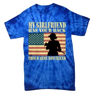 My Friend Has Your Back Proud Army Friend Lover Funny Gift Tie-Dye T-Shirt