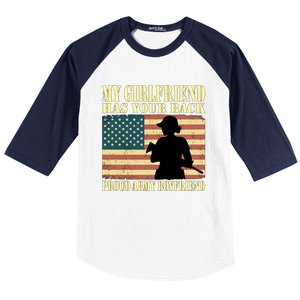 My Friend Has Your Back Proud Army Friend Lover Funny Gift Baseball Sleeve Shirt