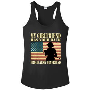 My Friend Has Your Back Proud Army Friend Lover Funny Gift Funny Gift Ladies PosiCharge Competitor Racerback Tank