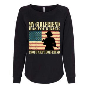 My Friend Has Your Back Proud Army Friend Lover Funny Gift Funny Gift Womens California Wash Sweatshirt