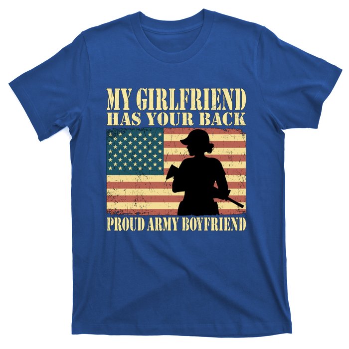 My Friend Has Your Back Proud Army Friend Lover Funny Gift Funny Gift T-Shirt