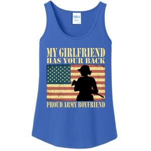 My Friend Has Your Back Proud Army Friend Lover Funny Gift Funny Gift Ladies Essential Tank