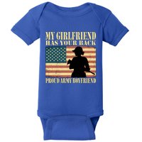 My Friend Has Your Back Proud Army Friend Lover Funny Gift Funny Gift Baby Bodysuit