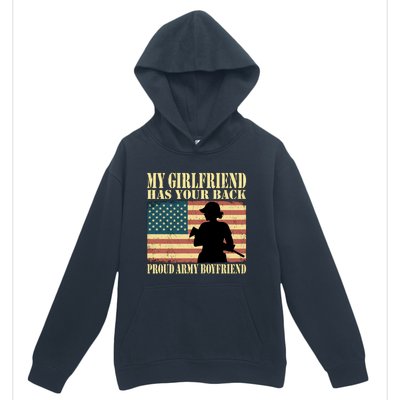 My Friend Has Your Back Proud Army Friend Lover Funny Gift Funny Gift Urban Pullover Hoodie