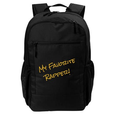 My Favorite Hip Hop 90s Rapper Funny ICE Backpack