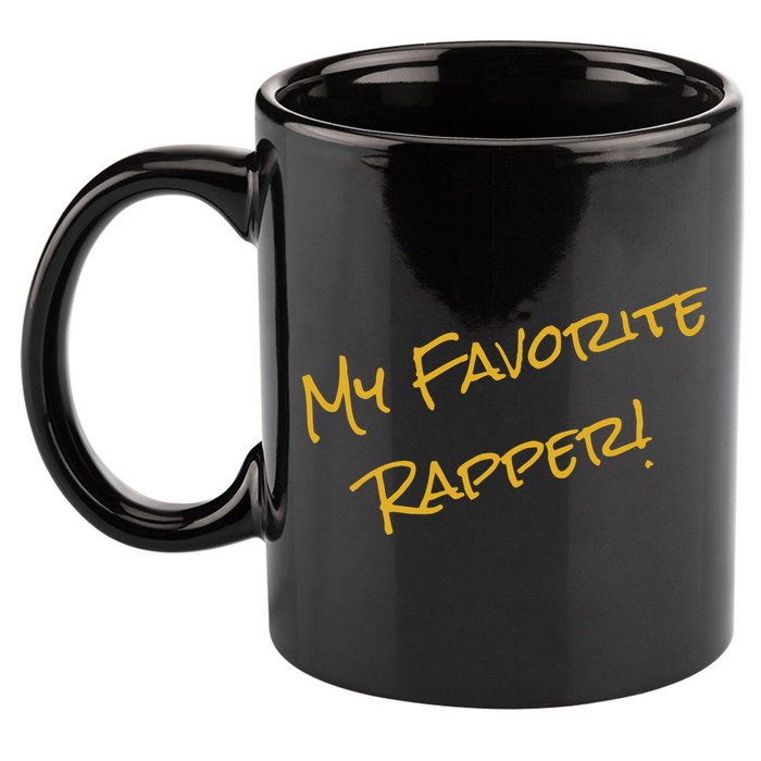 My Favorite Hip Hop 90s Rapper Funny ICE 11oz C Handle Ceramic Mug