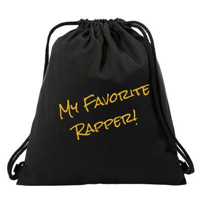My Favorite Hip Hop 90s Rapper Funny ICE Drawstring Bag