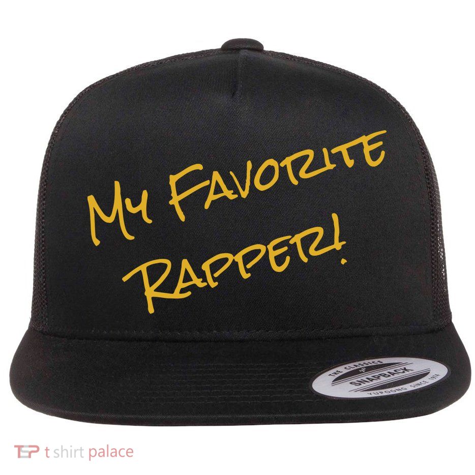 My Favorite Hip Hop 90s Rapper Funny ICE Flatbill Hat