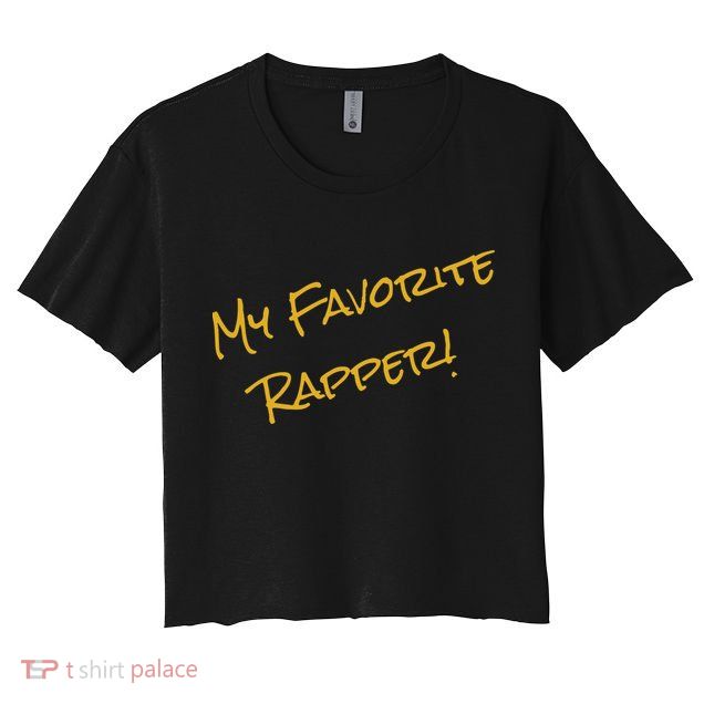 My Favorite Hip Hop 90s Rapper Funny ICE Crop Top