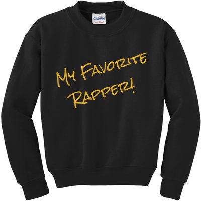 My Favorite Hip Hop 90s Rapper Funny ICE Kids Sweatshirt