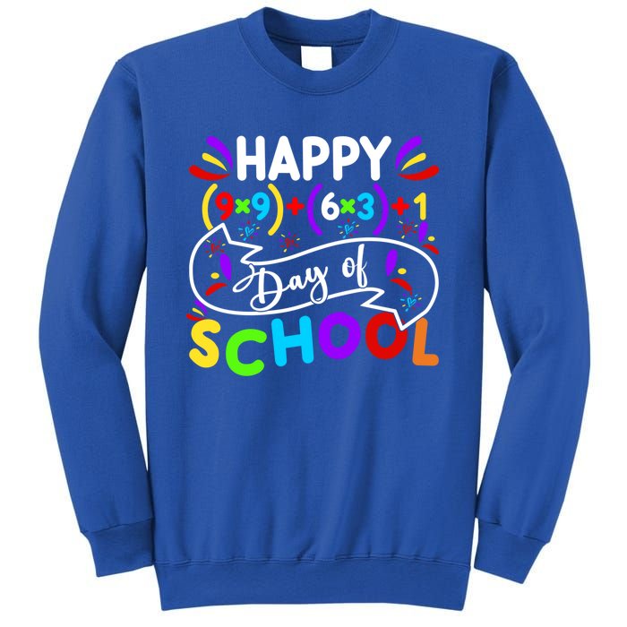 Math Formula Happy 100 Days Of School Math Teacher 100th Day Gift Sweatshirt