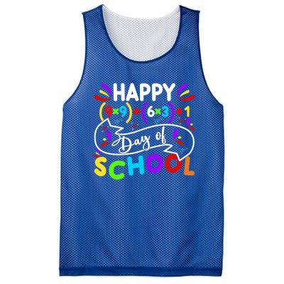 Math Formula Happy 100 Days Of School Math Teacher 100th Day Gift Mesh Reversible Basketball Jersey Tank