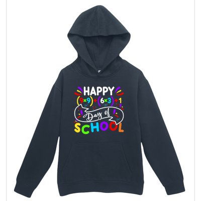 Math Formula Happy 100 Days Of School Math Teacher 100th Day Gift Urban Pullover Hoodie