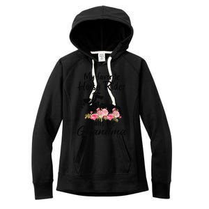 My Favorite Horse Rider Calls Me Grandma Funny Mother's Day Women's Fleece Hoodie