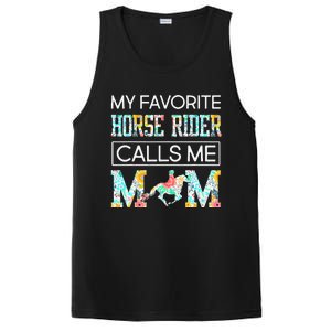 My Favorite Horse Rider Calls Me Mom Funny Mother's Day PosiCharge Competitor Tank