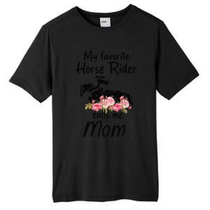 My Favorite Horse Rider Calls Me Mom Funny Mother's Day Tall Fusion ChromaSoft Performance T-Shirt