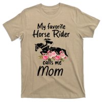 My Favorite Horse Rider Calls Me Mom Funny Mother's Day T-Shirt