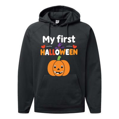 My First Halloween Cute And Festive Performance Fleece Hoodie