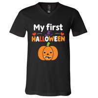 My First Halloween Cute And Festive V-Neck T-Shirt