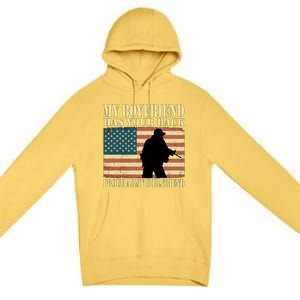 My Friend Has Your Back Military Proud Army Friend Meaningful Gift Premium Pullover Hoodie