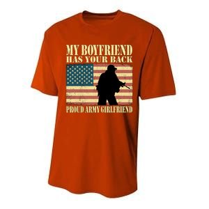 My Friend Has Your Back Military Proud Army Friend Meaningful Gift Performance Sprint T-Shirt