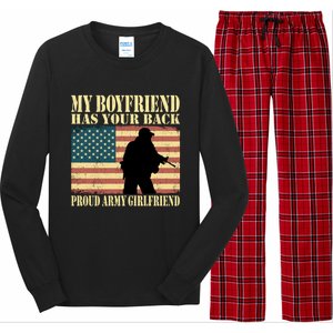 My Friend Has Your Back Military Proud Army Friend Meaningful Gift Long Sleeve Pajama Set