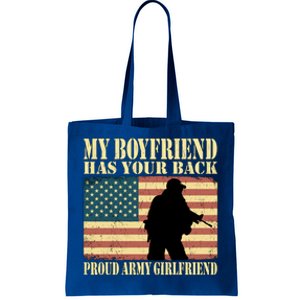 My Friend Has Your Back Military Proud Army Friend Meaningful Gift Tote Bag