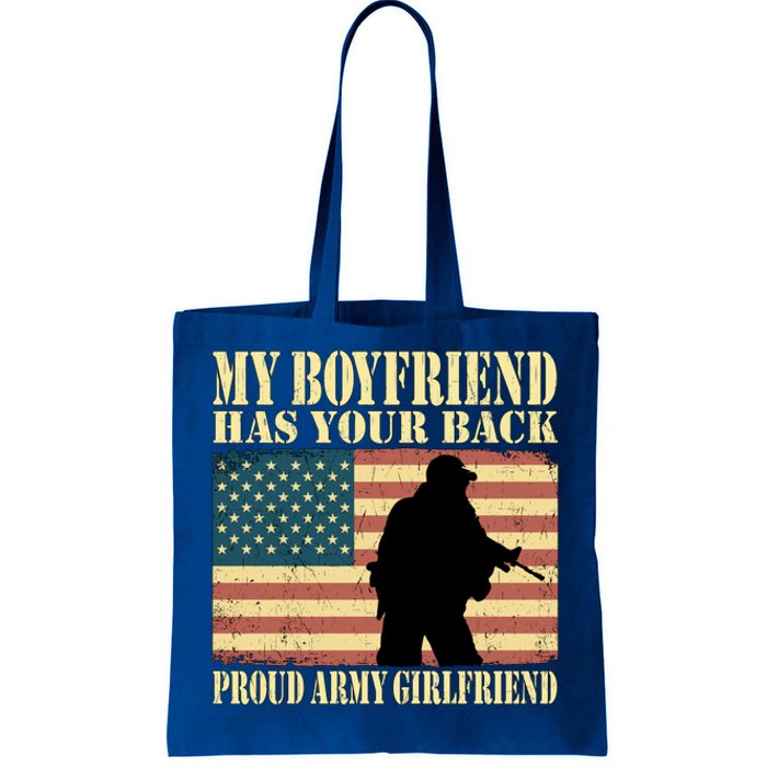 My Friend Has Your Back Military Proud Army Friend Meaningful Gift Tote Bag