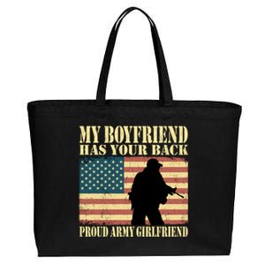 My Friend Has Your Back Military Proud Army Friend Meaningful Gift Cotton Canvas Jumbo Tote