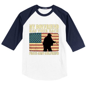 My Friend Has Your Back Military Proud Army Friend Meaningful Gift Baseball Sleeve Shirt