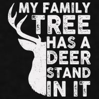 My Family Has A Deer Stand In It Ladies PosiCharge Tri-Blend Wicking Tank