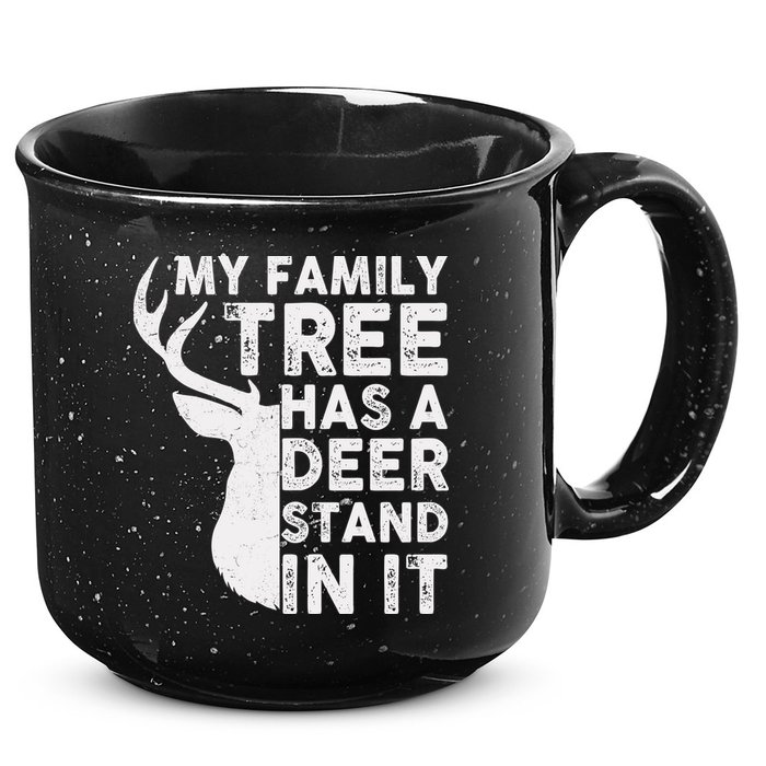 My Family Has A Deer Stand In It 15oz Campfire Ceramic Mug