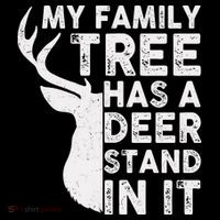 My Family Has A Deer Stand In It Flatbill Hat