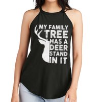 My Family Has A Deer Stand In It Women's Perfect Tri Rocker Tank