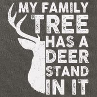 My Family Has A Deer Stand In It Cotton Canvas Backpack