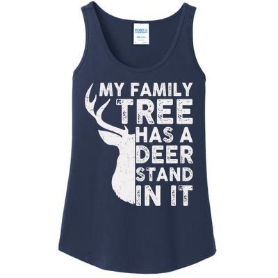 My Family Has A Deer Stand In It Ladies Essential Tank