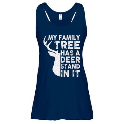 My Family Has A Deer Stand In It Ladies Essential Flowy Tank